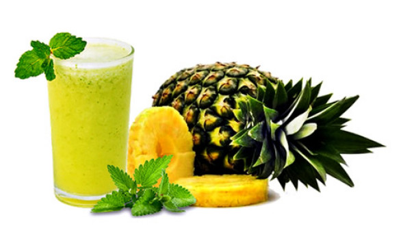 Polpa de Abacaxi com Hortelã