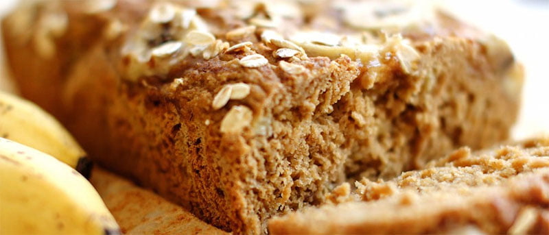 Receita bolo de banana e aveia | Natural Brasil